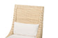 bali & pari Haybourne Natural Rattan 2-Piece Dining Chair Set - Handwoven Wicker Accent Seating with Wingback Frame for Kitchen or Dining Room