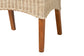 bali & pari Haybourne Natural Rattan 2-Piece Dining Chair Set - Handwoven Wicker Accent Seating with Wingback Frame for Kitchen or Dining Room