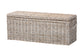 bali & pari Clarette Whitewashed Rattan Storage Bench - Handwoven Wicker Storage Trunk with Lift-Top Lid, Boho Coastal Seating for Living Room, Bedroom, or Entryway