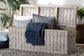 bali & pari Clarette Whitewashed Rattan Storage Bench - Handwoven Wicker Storage Trunk with Lift-Top Lid, Boho Coastal Seating for Living Room, Bedroom, or Entryway
