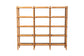 Baxton Studio Lucera Bobbin 5-Tier Display Shelf, Oak Brown