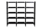 Baxton Studio Lucera Bobbin 5-Tier Display Shelf, Black