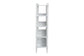 Baxton Studio Lucera Bobbin 5-Tier Display Shelf, White