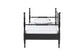 Baxton Studio Gaetano Wood Daybed with Turned Spindle Post, Black, Twin