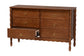 Baxton Studio Seamus 6-Drawer Dresser with Carved Bobbin Frame
