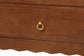 Baxton Studio Seamus 6-Drawer Dresser with Carved Bobbin Frame
