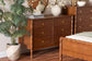 Baxton Studio Seamus 6-Drawer Dresser with Carved Bobbin Frame