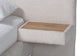 Baxton Studio Jacinta Platform Bed with Floating Nightstands, Queen