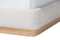 Baxton Studio Jacinta Platform Bed with Floating Nightstands, Queen