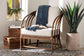 bali & pari Stan Natural Rattan Lounge Chair