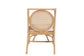 bali & pari Matt Natural Rattan Armchair with Upholstered Seat