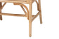 bali & pari Matt Natural Rattan Loveseat with Cane Backrest