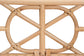 bali & pari Theo Natural Rattan Accent Bench with Removable Cushion