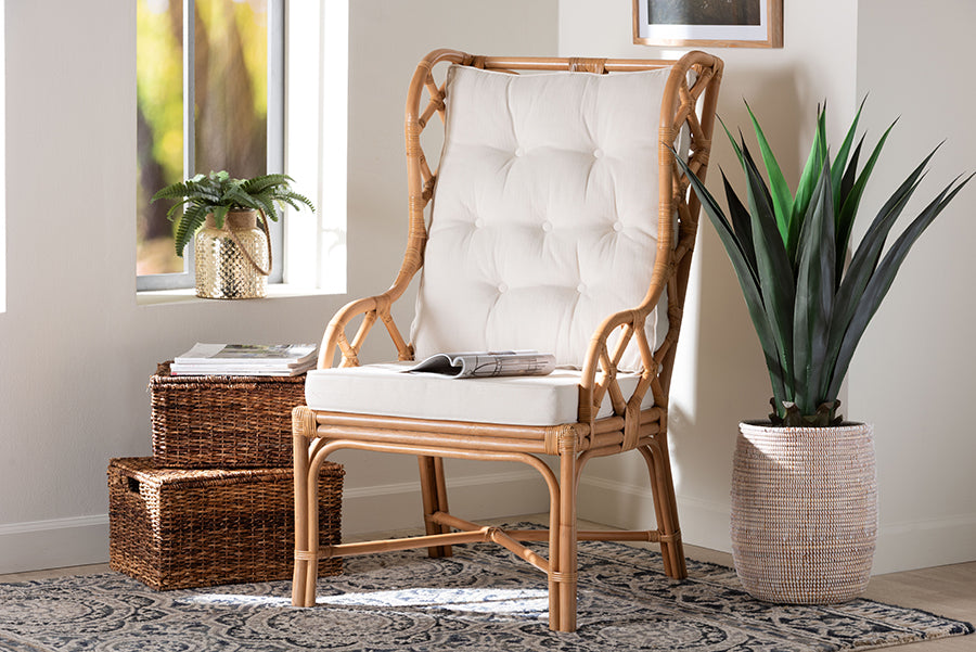 bali & pari Todd Natural Rattan Armchair