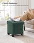 15"D x 15"W x 15.7"H Storage Ottoman Retro Green FredCo