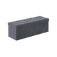 15" x 43" x 15" Foldable Storage Ottoman Bench Slate Gray FredCo