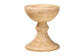 bali & pari Brookwood Natural Rattan End Table - Handcrafted Wicker Sculptural Accent Table with Pedestal Base for Living Room or Sun Room