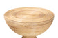 bali & pari Brookwood Natural Rattan End Table - Handcrafted Wicker Sculptural Accent Table with Pedestal Base for Living Room or Sun Room