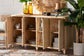 bali & pari Delilah Natural Rattan 4-Door Sideboard Buffet
