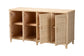 bali & pari Delilah Natural Rattan 4-Door Sideboard Buffet