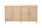 bali & pari Delilah Natural Rattan 4-Door Sideboard Buffet