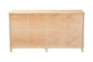 bali & pari Delilah Natural Rattan 4-Door Sideboard Buffet
