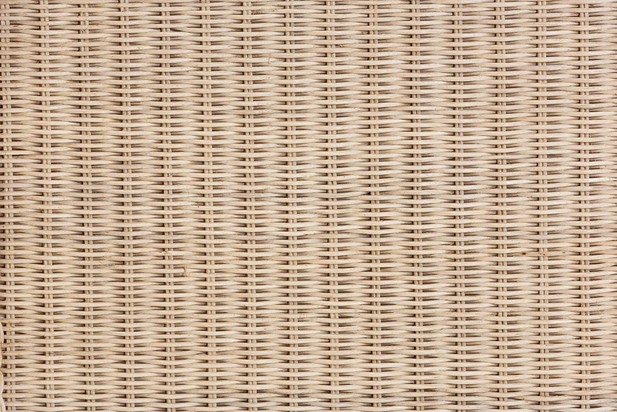 bali & pari Delilah Natural Rattan 4-Door Sideboard Buffet
