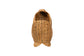 bali & pari Daffodil Natural Rattan Dachshund Basket - Handwoven Wicker Storage Solution