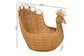 bali & pari Florabel Natural Rattan Peacock Basket - Handwoven Wicker Storage Solution
