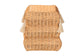 bali & pari Noura Natural Rattan Footstool with Tassel Accents