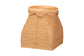 bali & pari Ada Natural Rattan Laundry Hamper - Handwoven Wicker Storage Basket for Laundry Room, Bathroom, or Bedroom Organization