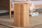 bali & pari Danilo Natural Rattan Laundry Hamper - Handwoven Wicker Storage Basket for Laundry Room, Bathroom, or Bedroom Organization