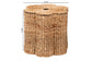 bali & pari Della Woven Seagrass Laundry Hamper - Handwoven Wicker Storage Basket with Scalloped Frame for Laundry Room or Bedroom
