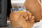 bali & pari Pelham Natural Rattan Laundry Hamper - Handwoven Wicker Storage Basket for Laundry Room, Bathroom, or Bedroom Organization, Small