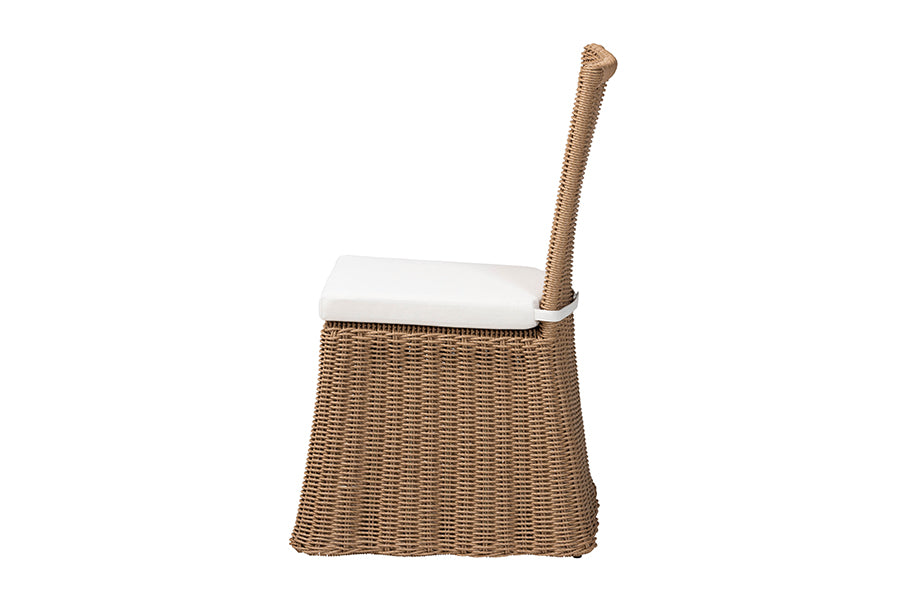 bali & pari Serge Woven Seagrass Dining Chair