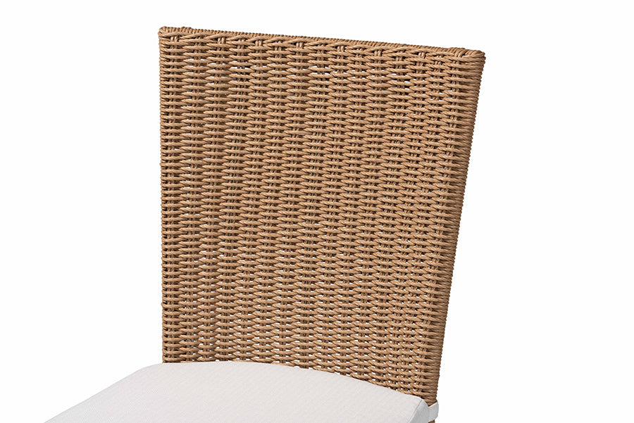 bali & pari Serge Woven Seagrass Dining Chair