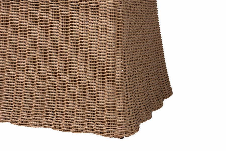 bali & pari Serge Woven Seagrass Dining Chair