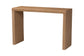 bali & pari Salve Woven Seagrass Console Table - Handwoven Wicker Waterfall Accent Table for Living Room, Entryway, or Hallway