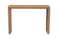 bali & pari Salve Woven Seagrass Console Table - Handwoven Wicker Waterfall Accent Table for Living Room, Entryway, or Hallway