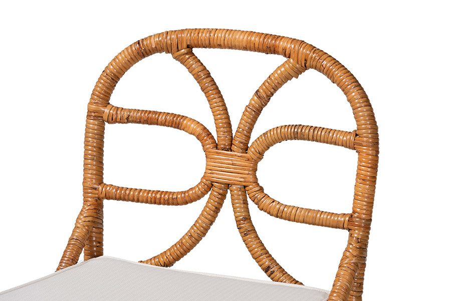 bali & pari Alondra Natural Rattan Counter Stool