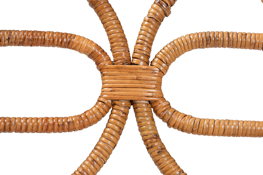 bali & pari Alondra Natural Rattan Counter Stool