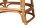bali & pari Veneto Natural Rattan Counter Stool with Scalloped Back