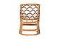 bali & pari Veneto Natural Rattan Dining Chair with Scalloped Back