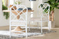 bali & pari Sergio Wood 2-Piece Dining Chair Set - Chippendale Side Chair with Bamboo Motif and Upholstered Seat Cushion, White
