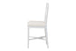 bali & pari Sergio Wood Counter Stool - Chippendale Kitchen Island Seating with Bamboo Motif and Upholstered Seat Cushion, White