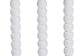 bali & pari Deya Bobbin Dining Chair - Wood Side Chair with Upholstered Seat and Spindle Backrest, White
