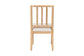 bali & pari Deya Bobbin Dining Chair - Wood Side Chair with Upholstered Seat and Spindle Backrest, Natural Brown