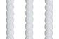 bali & pari Deya Bobbin Counter Stool - Sculptural Wood Kitchen Seating with Upholstered Seat and Spindle Back, White