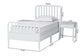 Baxton Studio Lucera 3-Piece Bedroom Set, Twin, White