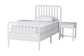 Baxton Studio Lucera 3-Piece Bedroom Set, Twin, White